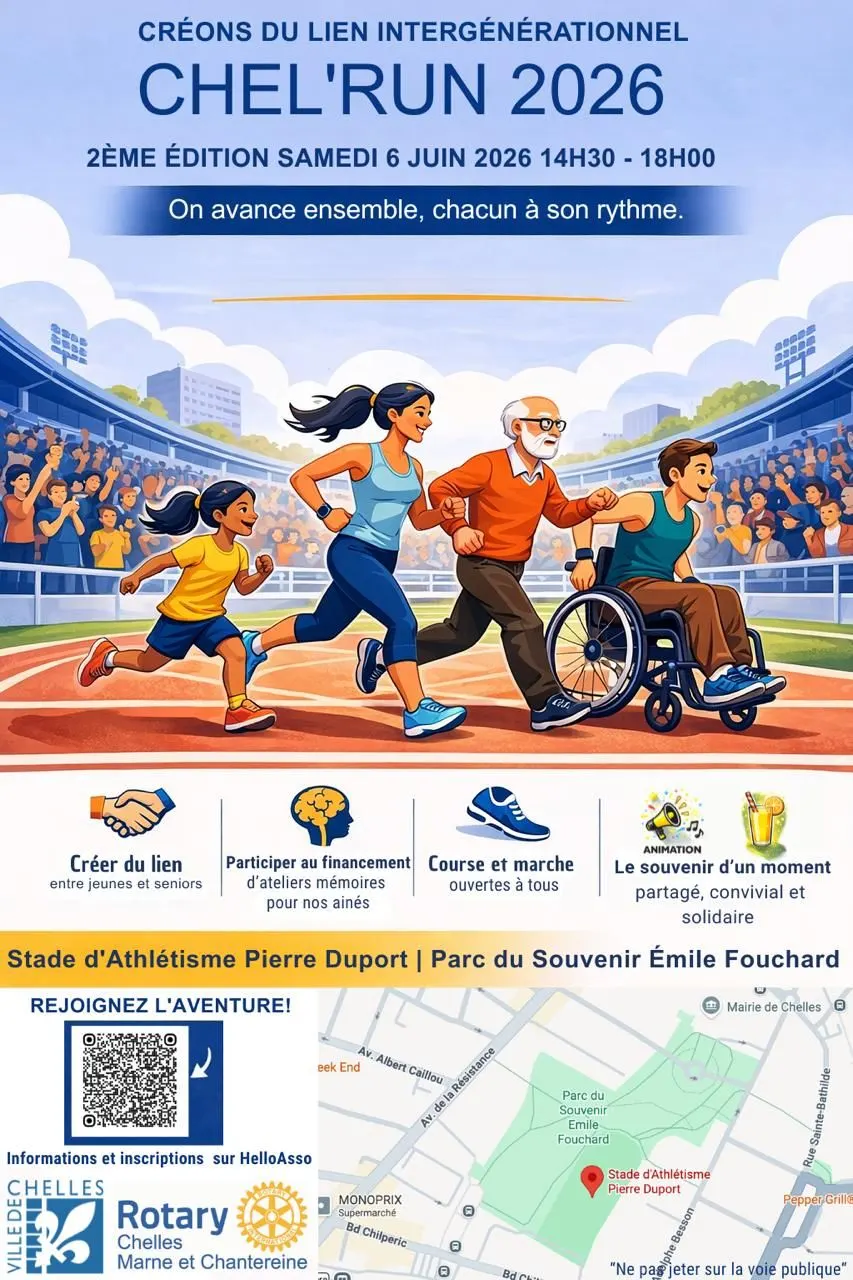 Visuel de Chell’Run 2026 : une course pour créer du lien, chacun à son rythme
