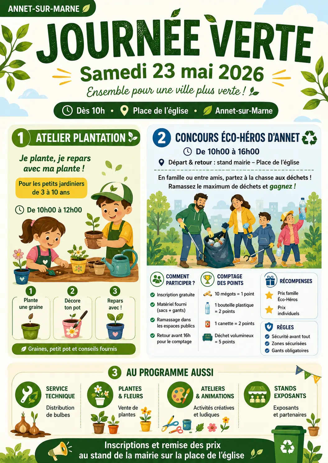 Illustration de JOURNÉE VERTE À ANNET-SUR-MARNE !